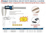 0-600MM/0-24" Jaw Length 100mm Heavy Duty Digital Caliper