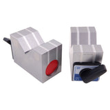 2 X 2-1/2 X 2 -3/4 Aluminum Cast Magnetic V-Block Set