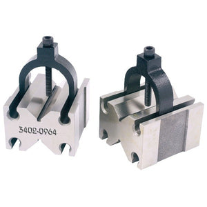 Vertex Toolmaker's V-Blocks With Slot-in Clamp