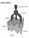 Vertex Toolmaker's V-Blocks With Slot-in Clamp