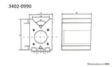 3.75 X 2.75 X 3 Magnetic V-Block with Switch