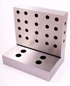 6 X 6 X 4 X 1-1/4" Steel Angle Plate With Back Holes