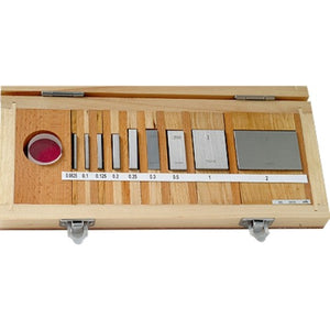 10 Piece Grade-0 Micrometer Checking Gage Block Set