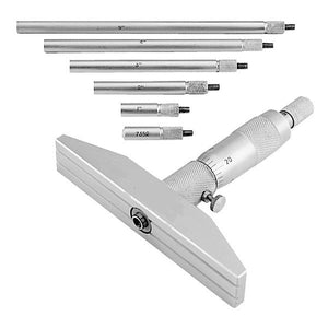 4'' Depth Micrometer Set with 4'' Base