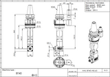 BT40-ER11 90° RIGHT ANGLE HEAD  - AHL-BT40-A8.65