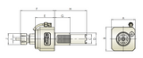 Axial ER Tapping Tool Holder VDI40 - Haas THB-A15-40F