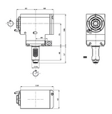 VDI25-5480 Radial Live Tool Holder (Internal Coolant)