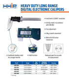 Long Digital Electronic Caliper 4-6'' Jaws