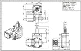 Radial Swivel Gear Hobber Tool Holder VDI40 DIN 1809 THB-T29.100-40A - Cnc Tool Solutions