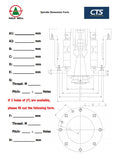 CAT50 ER25 Universal Angle Head  - AHG-CAT50-A1