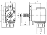 Radial Driven Tool Holder VDI30 DIN 5480 THB-B04.85-30S - Cnc Tool Solutions