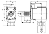 Radial Driven Tool Holder VDI40 DIN 1809 THB-B06.145-40A - Cnc Tool Solutions