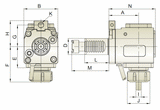 Radial Driven Tool Holder VDI40 - Okuma LB200-M THB-B05.65-40J - Cnc Tool Solutions