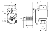 Radial Offset Tool Holder VDI60 DIN 1809 THB-D07.102-60AI Internal Coolant - Cnc Tool Solutions