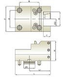 BMT40 Static Face and OD Tool Holder C1 - Mori Seiki THL-MNZ-C1-4025.4 - Cnc Tool Solutions