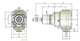 Radial Female Tool Holder BMT65 - Nakamura THM-B11.65-55N - Cnc Tool Solutions