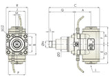 Radial BMT65 Female Thread Double Head Tool Holder - Doosan THM-H12.72-65C - Cnc Tool Solutions